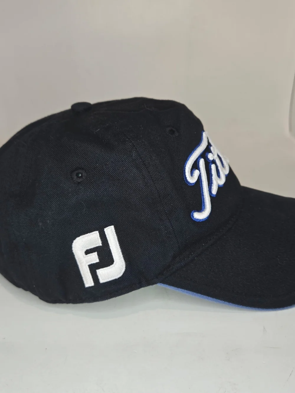 Titleist Navy and Black Golf Cap with White Logo